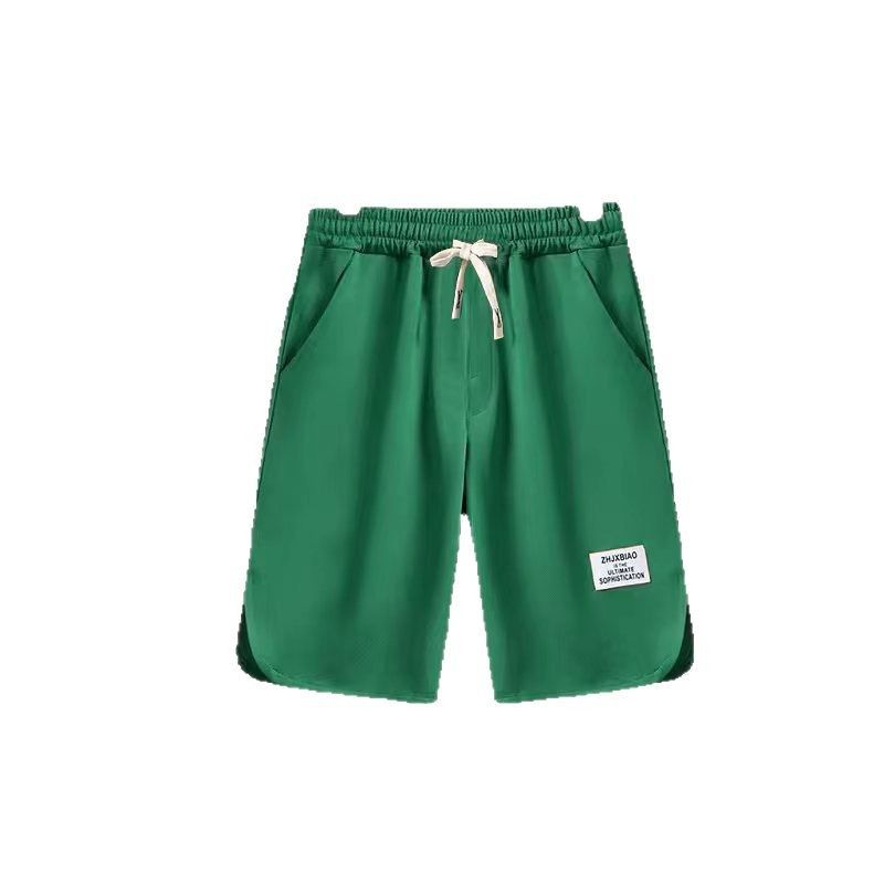 Men's Summer Thin Basketball Shorts American Style Plus Size Loose Five-Point Casual Simple Sports Short Sleeve Set_voghion.com