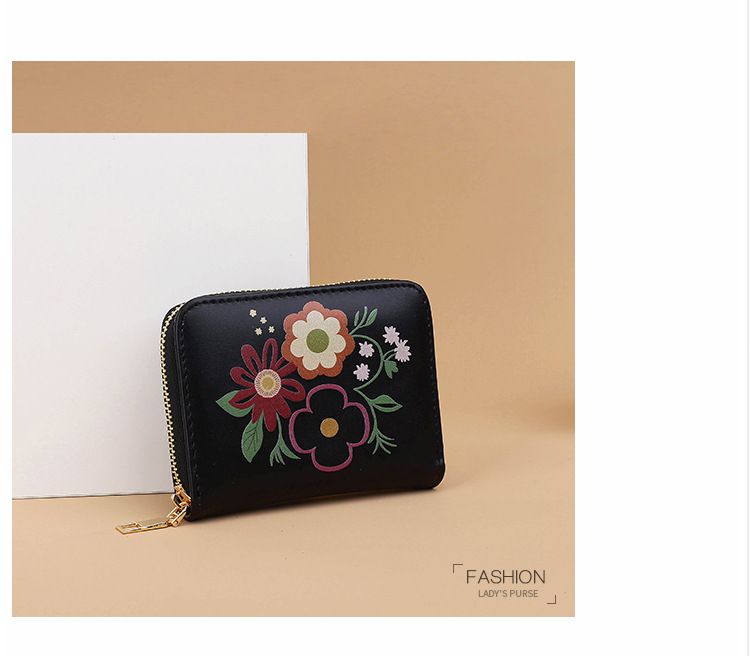 Women’s Bags New Spray Painted Long And Short Card Holder Wallet Wallet Multi Function Coin Purse Female Large Capacity Wallet_voghion.com