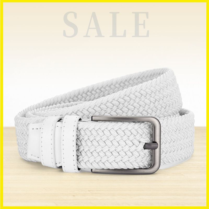 Casual For Women And Men, Pin Buckle, No Hole Elastic Belt, Youth Versatile Couple Student Stretch Jeans Belt Trendy_voghion.com