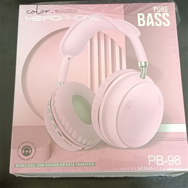 Draadloze Bluetooth gaming-hoofdtelefoon met diepe bas, ruisonderdrukking, speeltijd van meer dan 8 uur, led-lampjes - over-ear comfort voor muziek en gesprekken_voghion.com