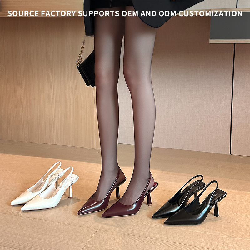 1655-1 rot Spitz High Heels Backless Einzelnen Frühling Mode Sexy Stiletto Pendler frauen Schuhe_voghion.com