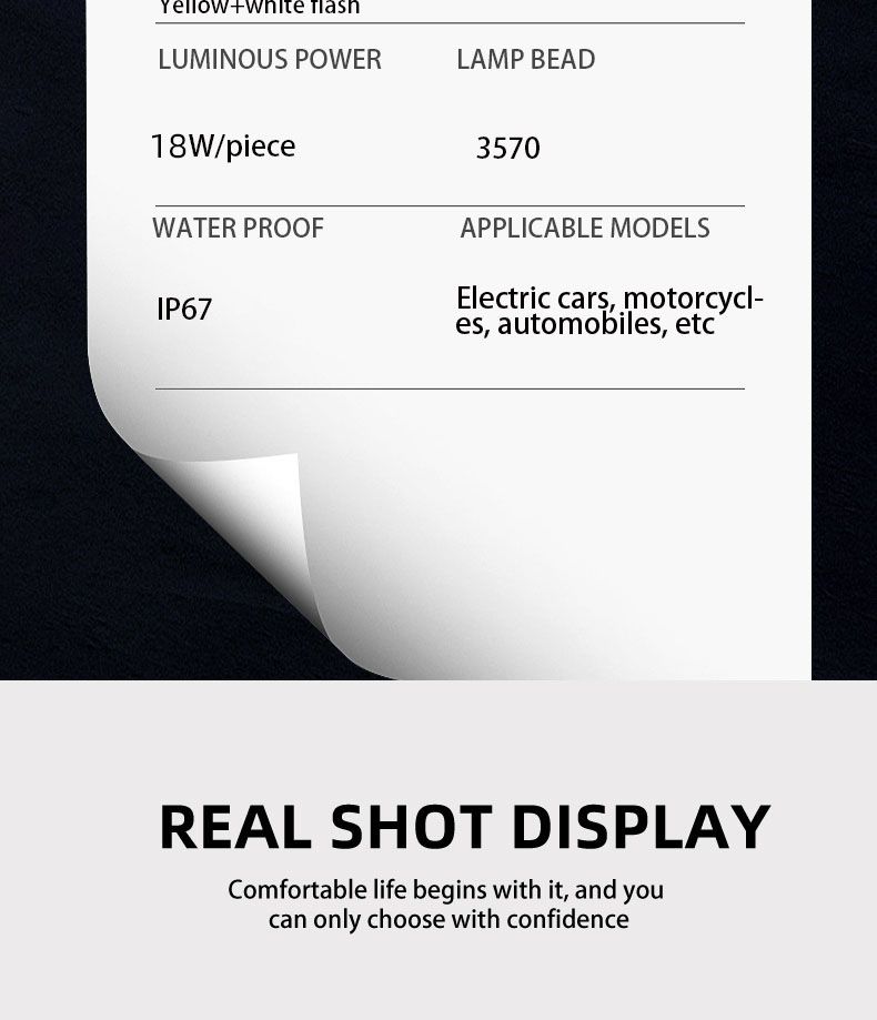 Auto Motorrad Scheinwerfer Auto Hilfs Kühlergrill Lauflicht Off-road Arbeit Nebel Lichter Für Off Road Trunk SUV_voghion.com