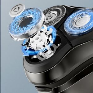Rasoir rotatif à tête flottante 4D - Rasoir rechargeable humide/sec_voghion.com