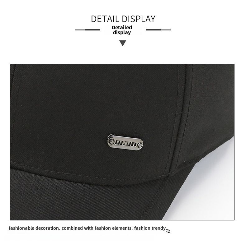 Printemps et été hommes d'âge moyen nouvelle casquette de baseball à toit rigide pare-soleil grande circonférence de la tête crème solaire casquette papa marée commerce extérieur_voghion.com