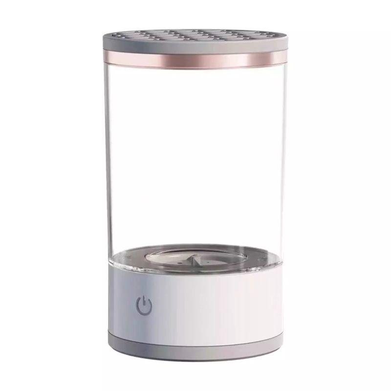 Automatic Rotating Electric Makeup Brush Cleaner USB Powered Portable Deep Cleaning Most Brushes Stylish Cylindrical Devices_voghion.com