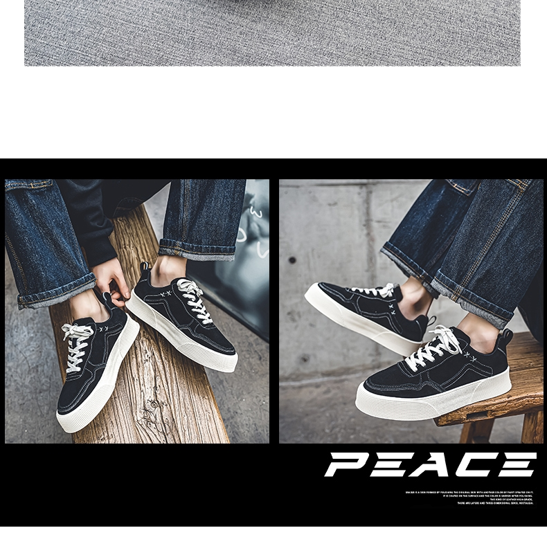 \12304; READY SOTCK】 Scarpe casual retrò piatte da uomo, scarpe da tavola con suola spessa semplici e alla moda._voghion.com