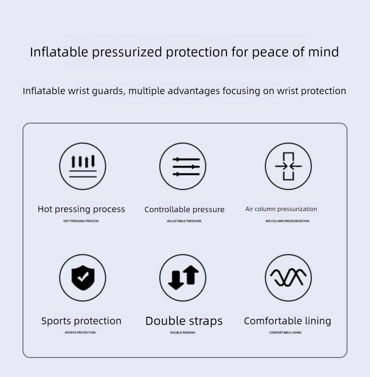 WEISPOUT New Inflatable Strap Sprain Tendon Sheath Sleeve Sports Wrist Support Labeling_voghion.com