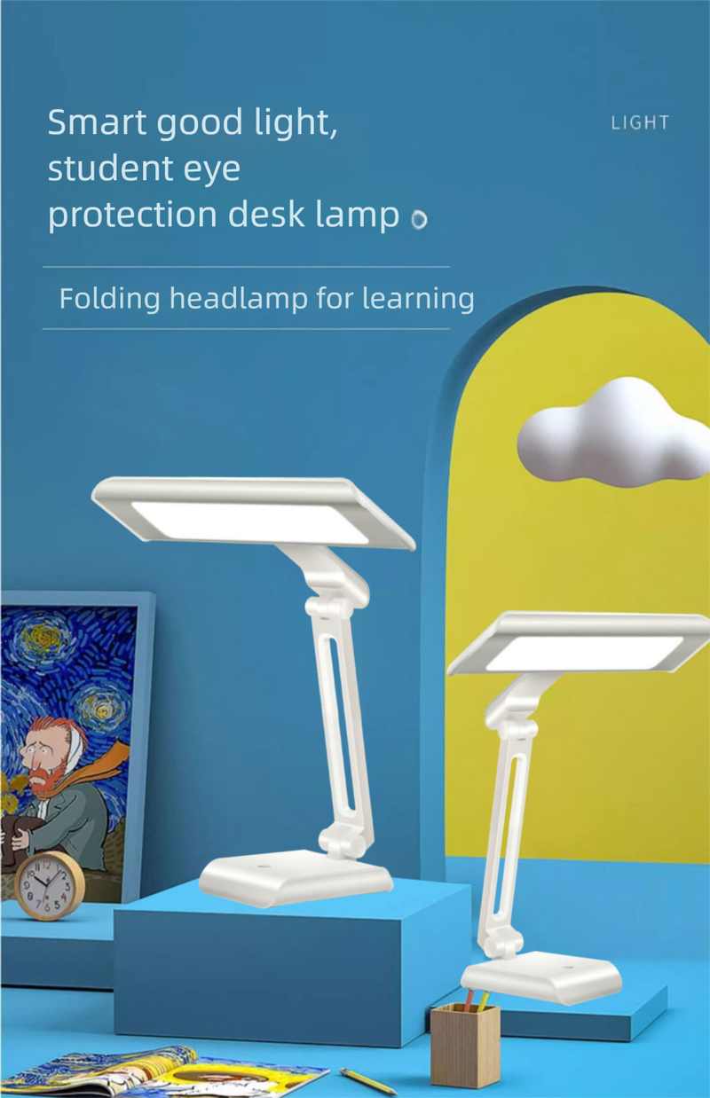 Eye Protection Desk For Studying, Children, Students, Homework, Reading, Rechargeable, Plug-in, Dormitory, Bedroom,_voghion.com