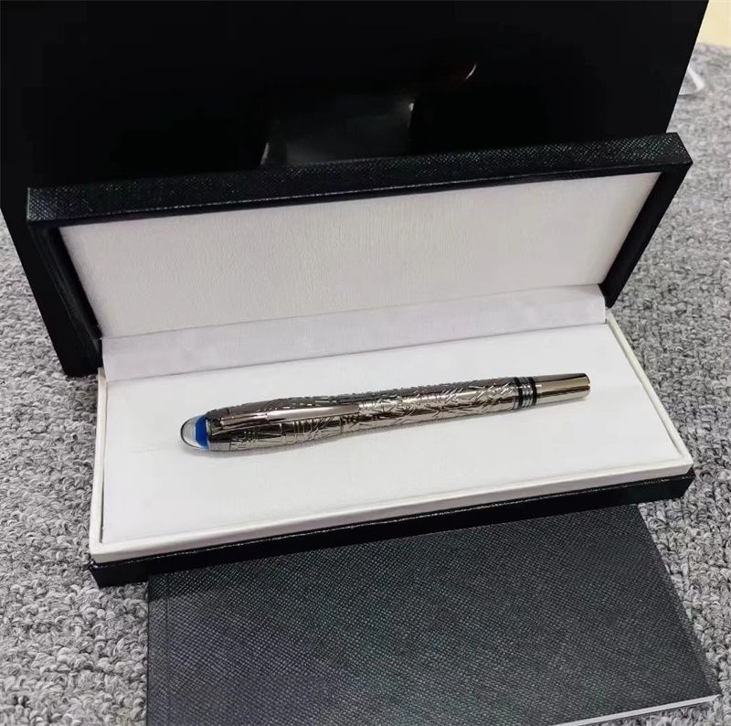 Luxury Starwalker Series Engraving Metal Ballpoint Pen Rollerball Pen Fountain Pens Stationery Office School Supplies With Writing High Qualit_voghion.com