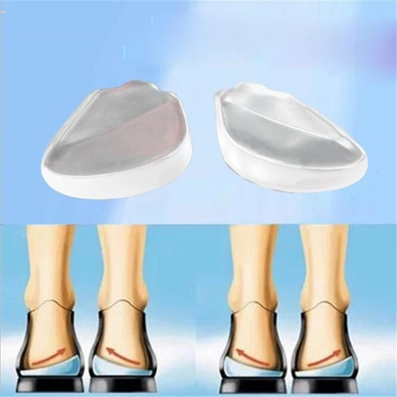 2Pcs silikonske ortotike X/O-type Legs Corrector Gel Blazina za ortopedske vložke Čevlji Pad Pugel Flatfoot Heel Cup_voghion.com