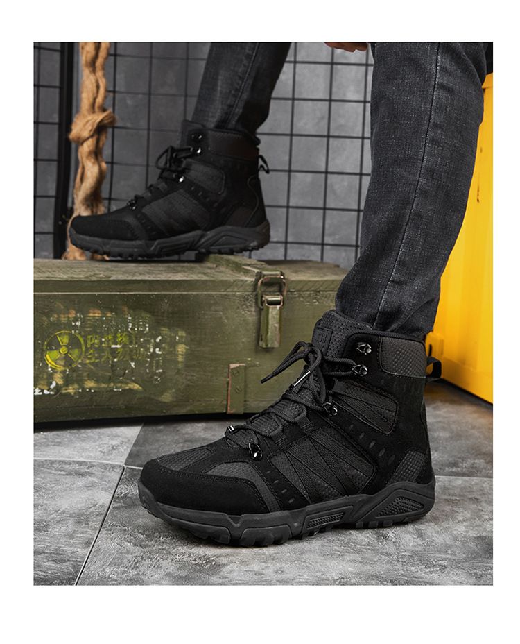 Military Boots For Tactical Boots Men's And Women's Combat Boots Hiking Boots Camping Boots Wear Resistant Outdoor Shoes_voghion.com