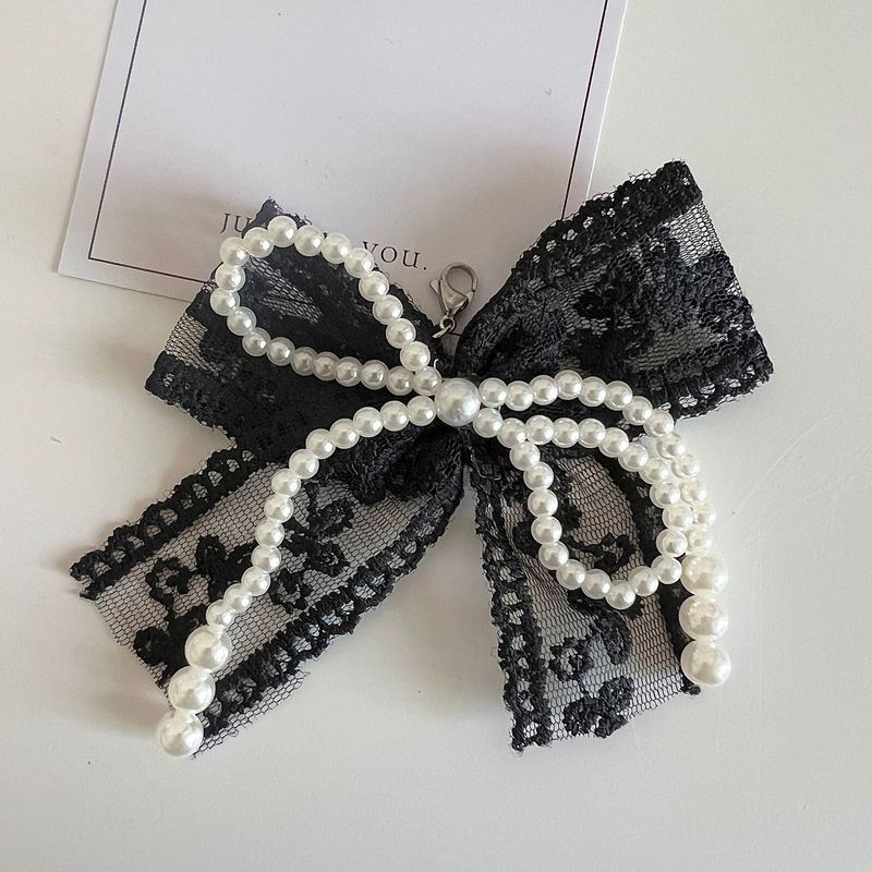 Lacci per scarpe con nastro, lacci trasparenti, stile balletto, versione coreana, fibbia con perla, corda per scarpe bianco sporco_voghion.com