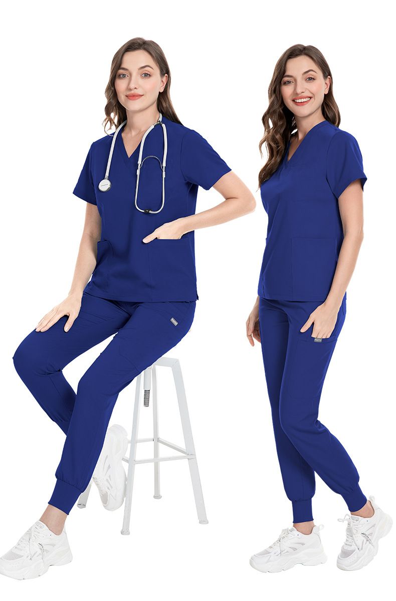 Dametøj Ny Farve, Sygeplejerskeuniform, Kortærmet Håndbørstninguniform Til Kvinder, Mundplejeuniform, Elastisk Hurtigtørrende Håndvaskuniform_voghion.com