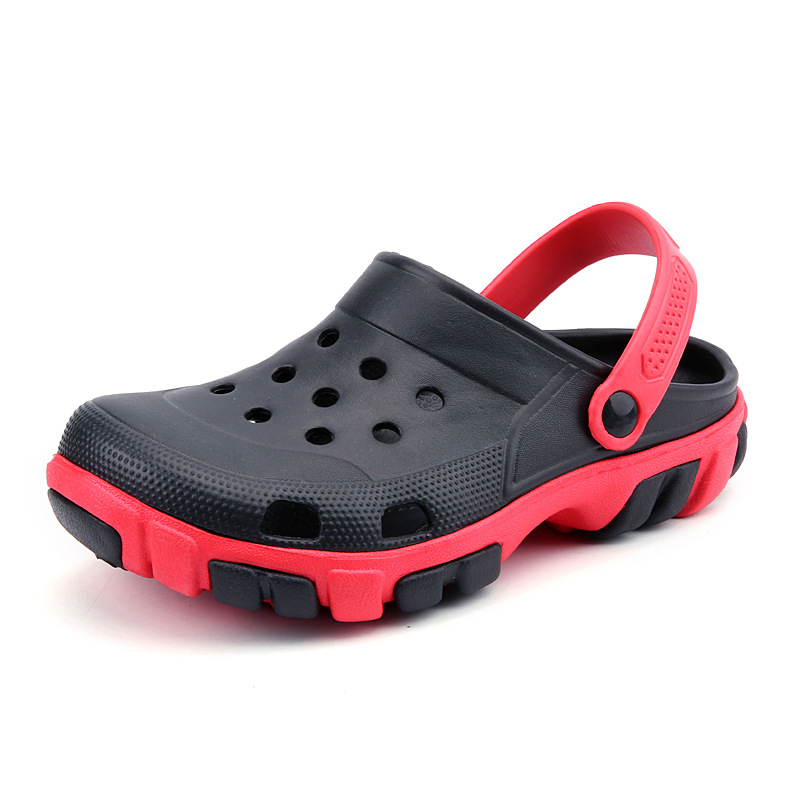 Baotou-Hausschuhe, neue personalisierte Freizeit-Höhlenschuhe, Herrenmode, Sport-Gartenschuhe, rutschfeste Strandsandalen mit dicker Unterseite_voghion.com