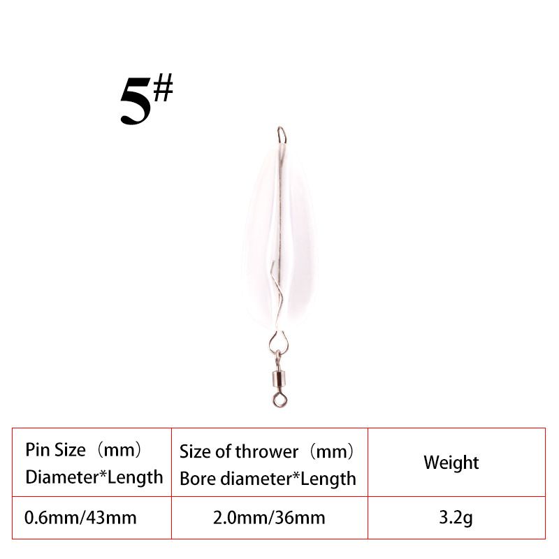 Kunstaas Aangepast Werphulpmiddel Pin 8 Vormige Ring Lange Afstand Werpen Drijvend En Zinkend Water Aangepast Kleur Hulpmiddel Visgerei Accessoires_voghion.com