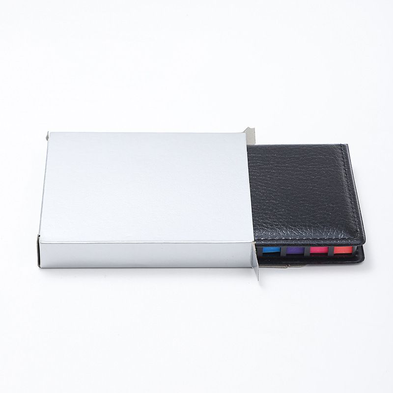 Ekskluzywny skórzany organizer na notatki z PVC z karteczkami samoprzylepnymi i kalendarzem – 1000 kartek, personalizowany organizer na biurko do użytku domowego i biznesowego_voghion.com