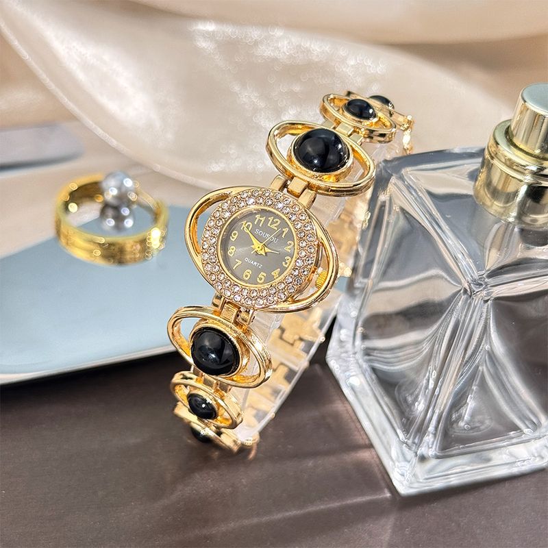 Orologio da donna alla moda, digitale, di lusso, con pietra, semplice, con decorazione a forma di nebulosa, per lavoro quotidiano, compleanno, anniversario, regalo di San Valentino_voghion.com