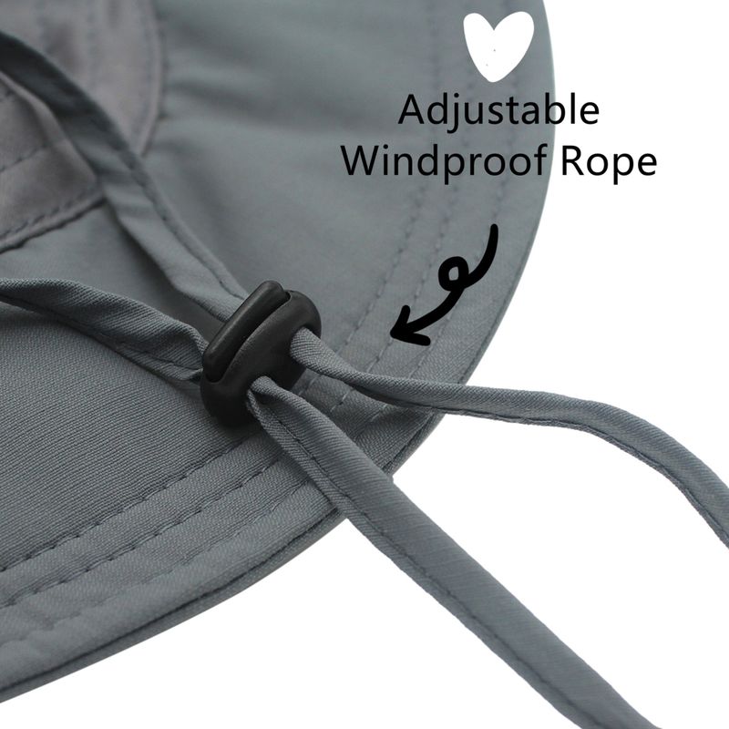 Cappello da pescatore da donna alla moda Connectyle, regolabile, traspirante, antivento, ad asciugatura rapida, protezione UV, tesa larga, per sole, all'aperto, tutti i giorni_voghion.com