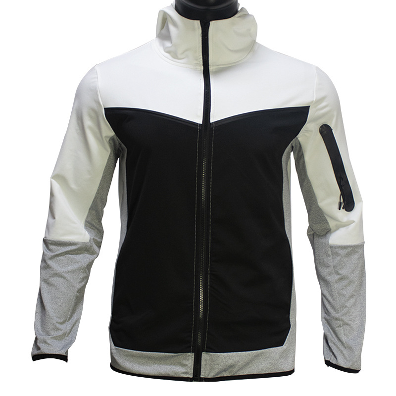 Männer Herbst Casual Wear Europäische Waren Mit Kapuze Zipper Pullover Sport Set Männer_voghion.com