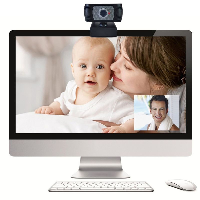 Xinweiqing USB 2.0 720P Webcam Camera Web Cam con microfono per computer desktop portatile_voghion.com