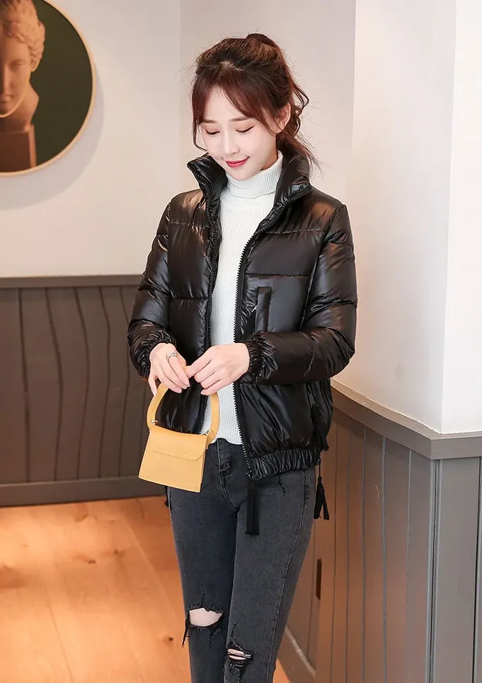 Down Coats For Women Short Parkas Woman Quilted Padded Cotton Jackets Black Korean Style Clothing Cold Warm Winter On Sale Great_voghion.com