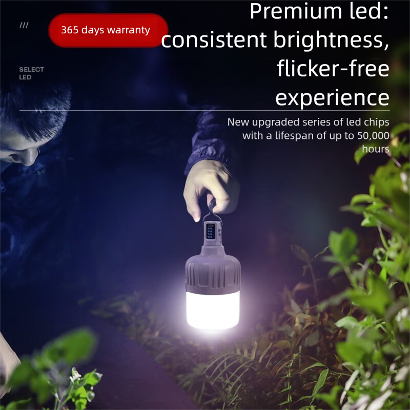 Żarówka akumulatorowa Shenhuo SupFire GT10-S, awaryjna, wisząca, do użytku na zewnątrz, do oświetlenia stoiska na targu nocnym_voghion.com