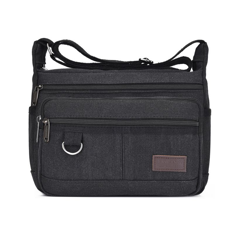 Men's Outdoor Large Capacity Shoulder Canvas Bag_voghion.com