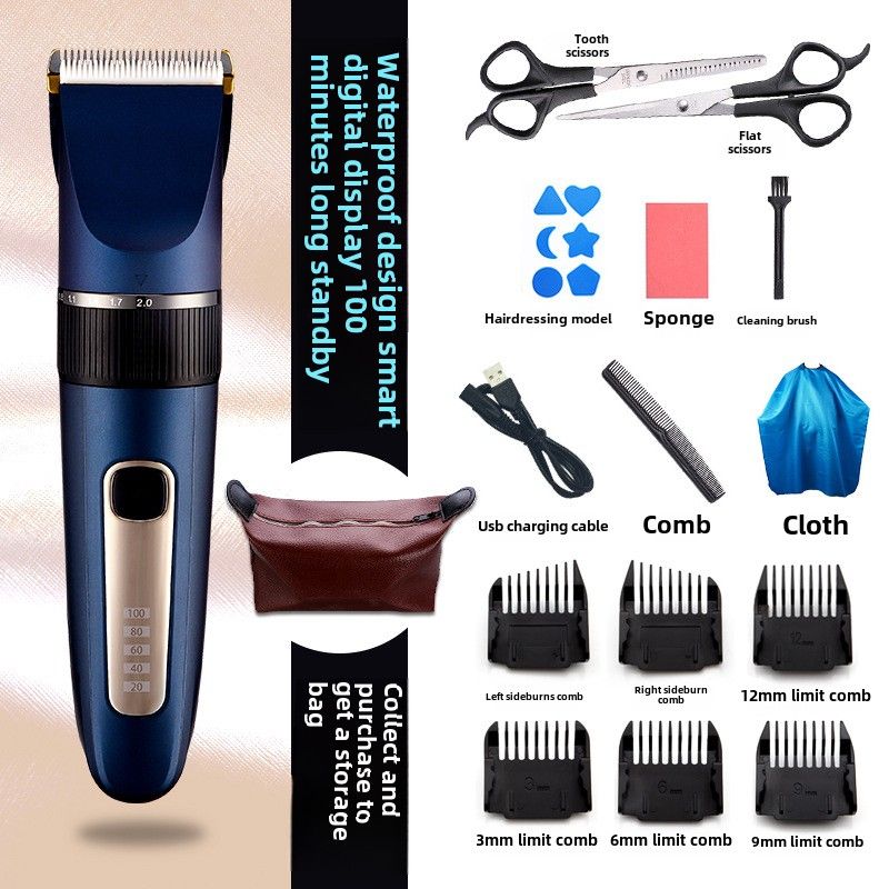 Hoerklipper, Fader, elektresche Push fir Hoer ze schneiden, Hoerraséieren, elektresche Push-Kapp, Raséierapparat, Haushaltsgeschir, Är eege Hoer schneiden, Hoerklipper._voghion.com