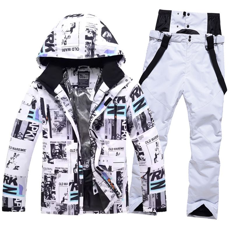 Ensemble de ski cross-country pour homme, coupe-vent, imperméable, chaud, respirant, simple ou double, avec pantalon_voghion.com