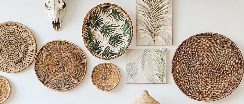 Boho Cotton Throw - 60x80cm Lightweight Bird Design_voghion.com