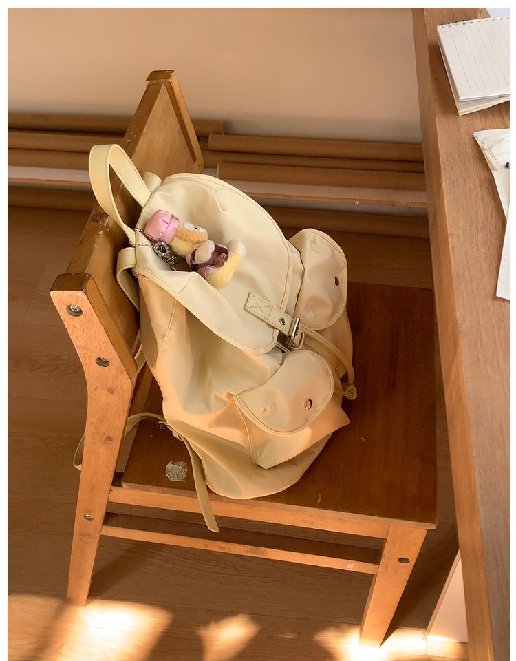 Homemade Niche 2025 Spring New Waterproof Nylon Oxford Cloth Women's Shoulders Backpack_voghion.com