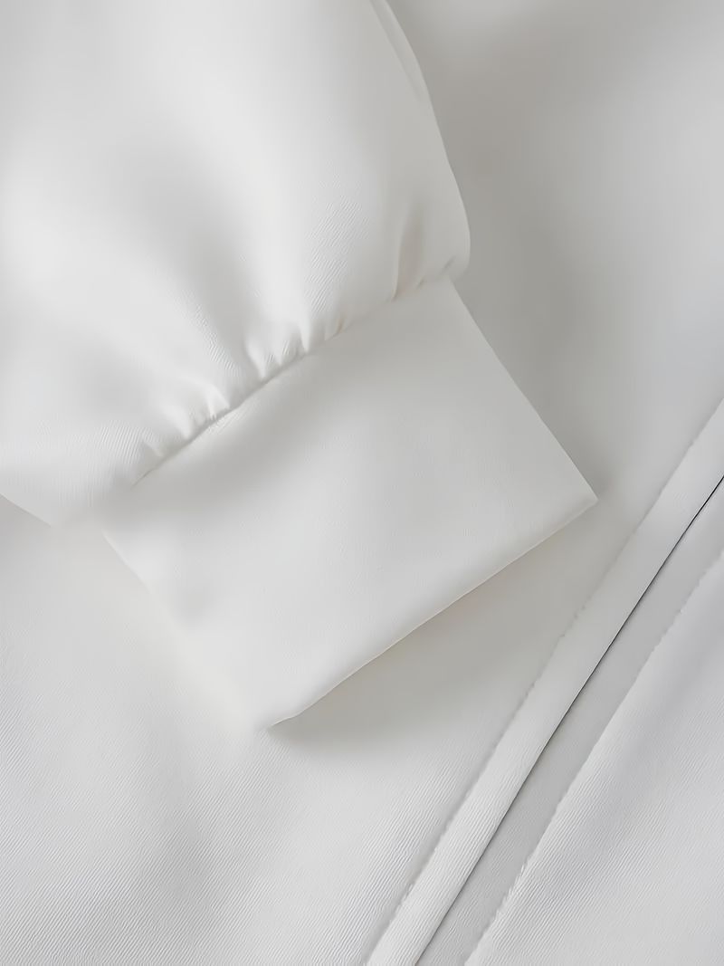 2025 New Stand Up Collar Contrasting Color Casual - Neutral Trendy Sports Two-piece Set_voghion.com