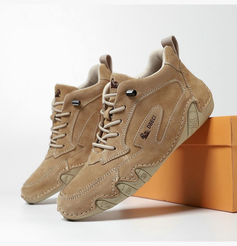 High-top Large-size Women's Shoes First-layer Leather Women's Martin Boots Short Boots Sports And Leisure Shoes Versatile Leather Boots_voghion.com