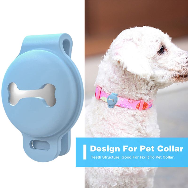 Guangying Protective Cover Anti-Scratch Bone Shape High Elasticity GPS Tracker Smart Locator Cover For AirTags_voghion.com