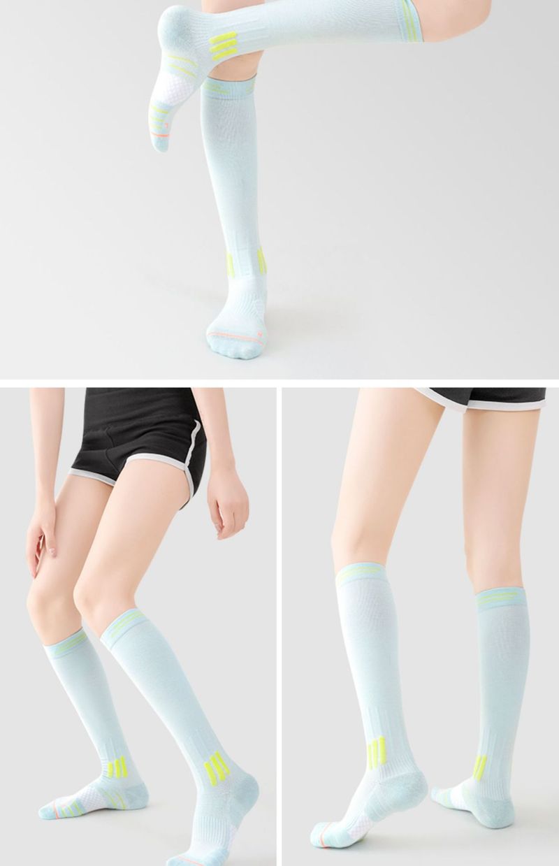 Manicotti a compressione per le gambe per corsa, escursionismo e sport: traspiranti, antiscivolo e con supporto muscolare (unisex, diversi colori e opzioni fino al ginocchio)_voghion.com