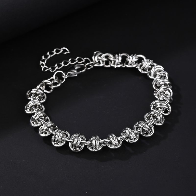 Collana cubana in acciaio al titanio, design di nicchia per la moda maschile hip hop, semplice e versatile, stile lungo da strada principale._voghion.com