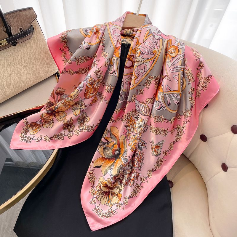 Sciarpa da donna alla moda, in raso, nuova seta, 90 colori, stampa Ding, decorazione generosa_voghion.com