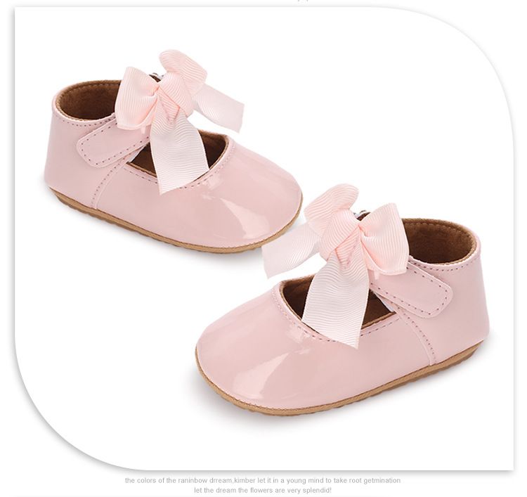 Mother & Kids Bowknot sprednji čevlji, čevlji z mehkim podplatom, čevlji za punčko, 1 leto, otroški čevlji, srčkani princeskini čevlji za dojenčke, spomladanski in jesenski čevlji za dojenčke_voghion.com