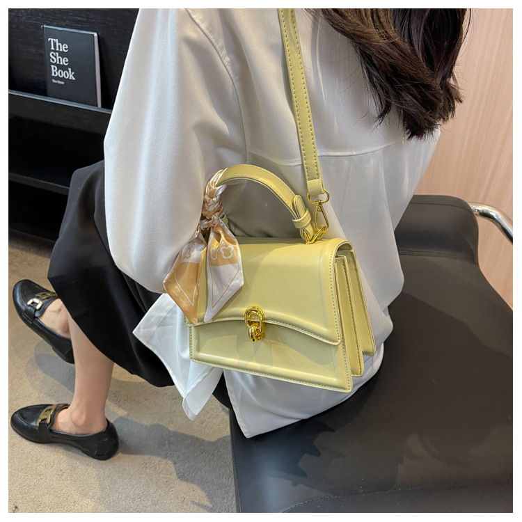 This Year's New Popular Women's Crossbody Texture, Hand-held, Stylish, Simple, Single Shoulder, Small Square Bags,_voghion.com