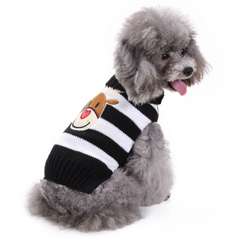 Natale Pet abbigliamento per cani Autunno Inverno di orso Teddy grande Labrador Golden Retriever maglione per cani di Natale_voghion.com