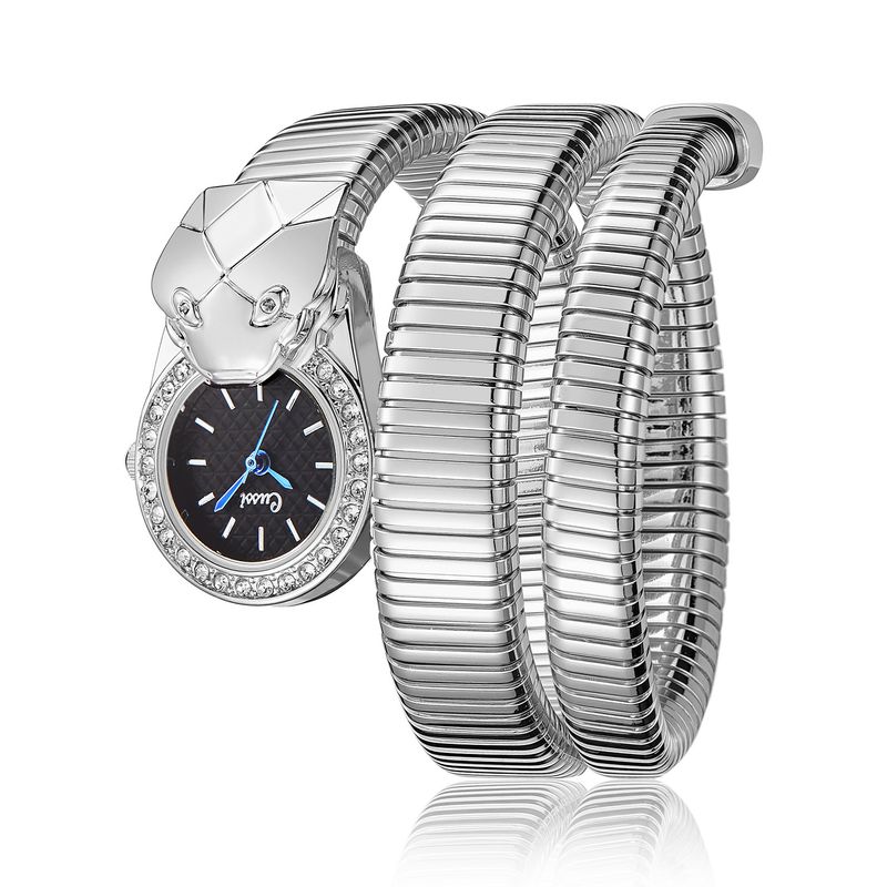 Hot-selling Trendy Fashion Unique Snake-shaped Bracelet Wristwatch Women's Watch_voghion.com