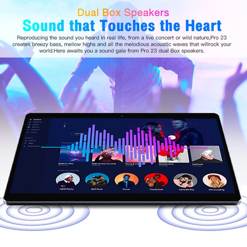 Tablets Smart Tablet PC Pro23 Spot Android 4+32 HD10.1 Inch Bluetooth Google_voghion.com