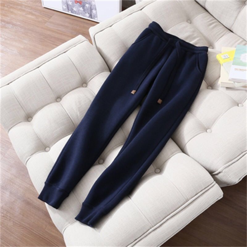Women's Winter Fleece Hooded Tracksuit Set - Soft Thermal Jogger Pants & Zip-Up Jacket, Slim Fit Casual Outfit For Gym, Running & Daily Wear_voghion.com