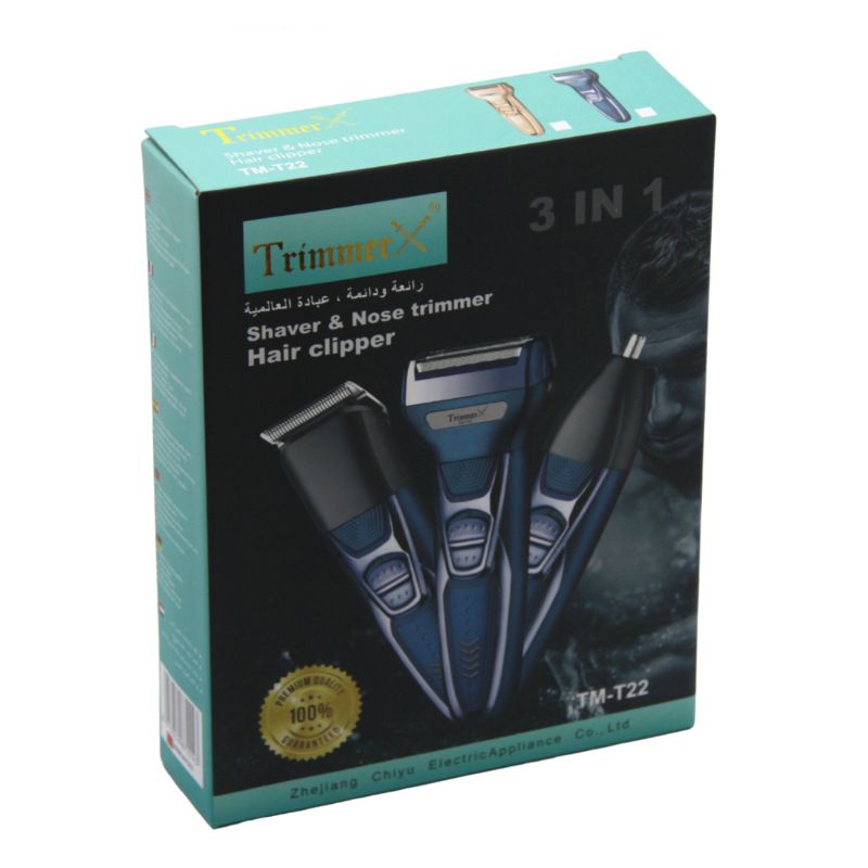 New Three in One Shaver Barber for Men's Nose Hair Trimmer Multi functional Electric Pusher_voghion.com