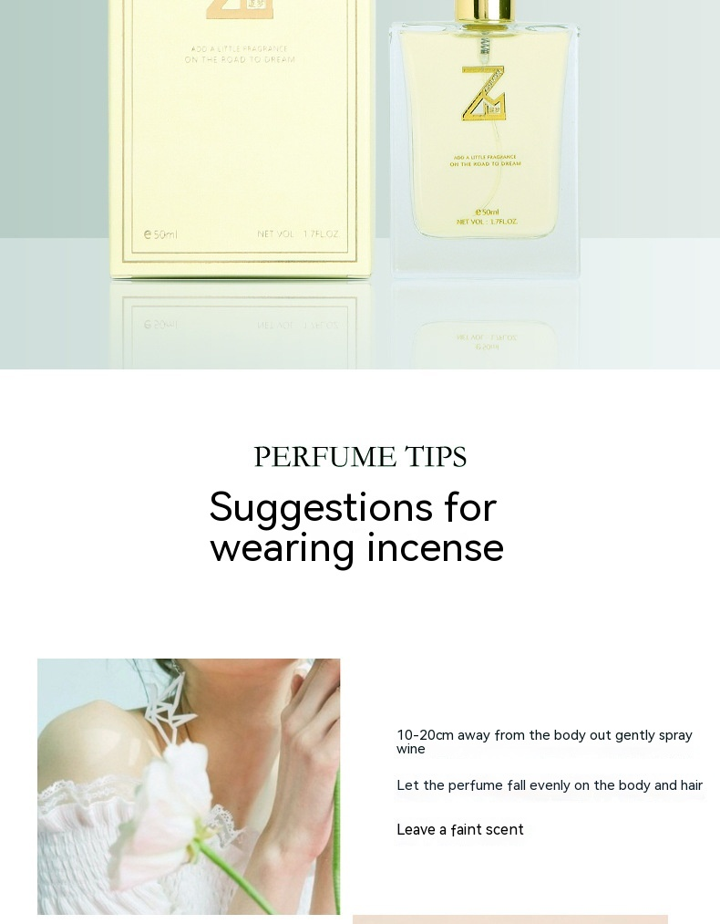 Male and Female Scented Osmanthus Perfume, Fresh and Fragrant, Lasting, Jasmine, Rose, Lily, Gardenia, Snow Orchid, Lavender, Student_voghion.com