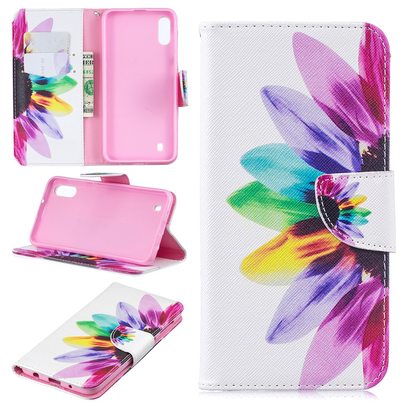 Söpö kotelo Samsung Galaxy A10 A10S A20E A20S A30 A40 A50 A51 A70 A71 S20 FE Ultra S10 S9 Plus magneettinahkalompakko C_voghion.com