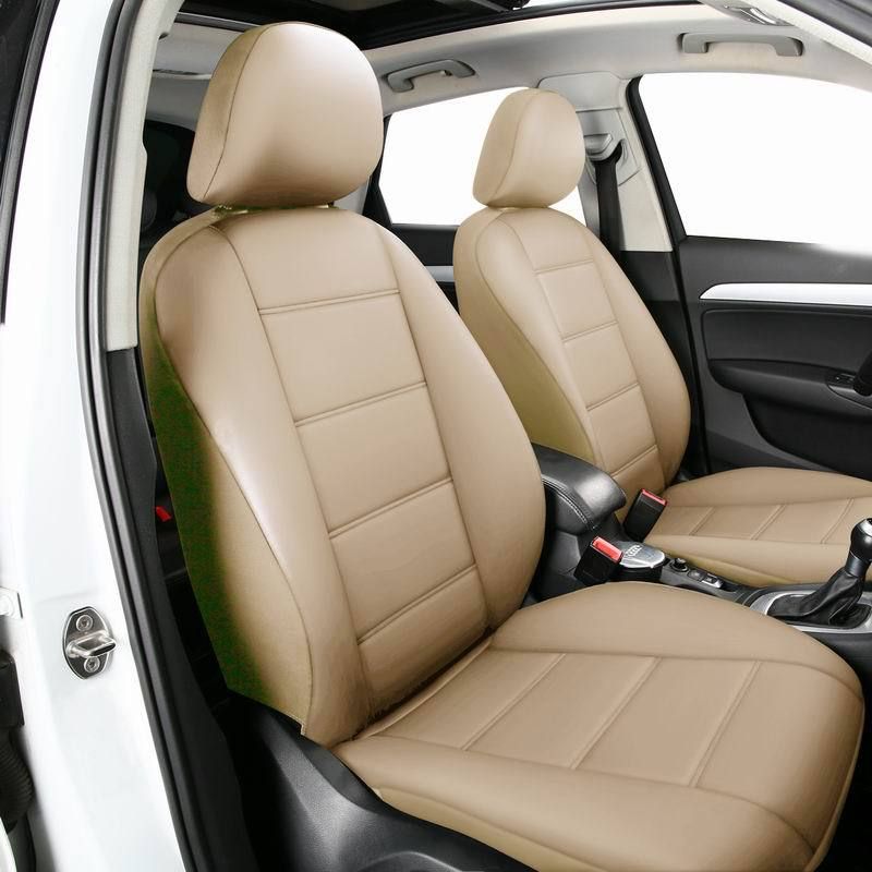 Výbušný potah na autosedačku Kožený materiál Potah na sedadlo pro čtyři roční období_voghion.com
