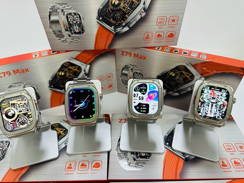 Neue Z79 Max Smartwatches für Männer Smartwatch 2023 Buletooth Call Blutsauerstoffüberwachung 1,83" HD-Bildschirm Wasserdichte Smartwatch_voghion.com