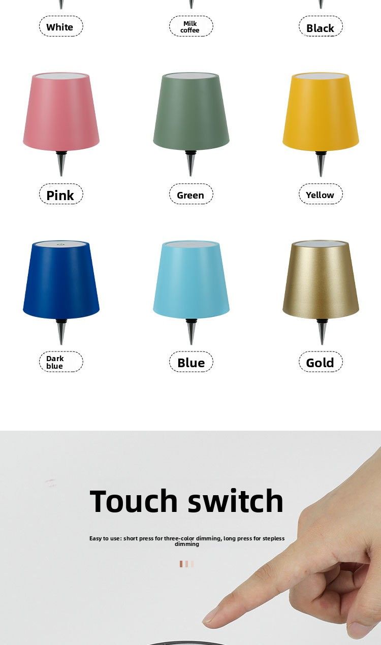 LED Rechargeable Atmosphere Table Lamp Plug-in Wine Bottle Dining Bar Light_voghion.com
