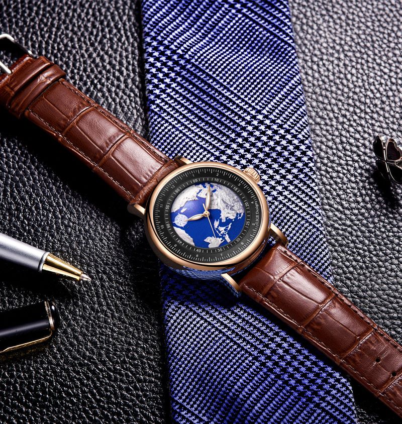 Heren- en damesmode quartzhorloge met roestvrijstalen band, waterbestendig, minimalistisch ontwerp voor zakelijk en casual gebruik_voghion.com